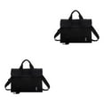 thumbnail image 2 of Youkk Canvas Functional And Practical Handbag For Women Classic And Timeless Style Gift Handbags For Women black 2Set, 2 of 6