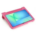 thumbnail image 6 of ELEHOLD Rugged Stand Case for Samsung Galaxy Tab S10 FE+/S10 FE Plus, Kids Friendly EVA Full Body Protective Handle Grip Kickstand Shockproof Case,Rose, 6 of 6