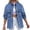 BU2, variant on Womens Denim Jacket Jean Jacket Wash Adjustable Sleeve Shirt Loose Top Clothes