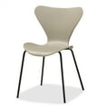 thumbnail image 4 of Baxton Studio Jaden Modern & Contemporary Dining Chair, Beige (Set of 4), 4 of 5