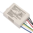 thumbnail image 4 of Interruptor De Control Remoto Inalámbrico, Transmisor Receptor De Interruptor Remoto De Pared, Práctico Encendido/apagado De 220 V, 4 Para Almacén Doméstico, 4 of 7