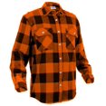 thumbnail image 1 of Rothco Extra Heavyweight Buffalo Plaid Flannel Shirt, Large, Orange Plaid, 1 of 2