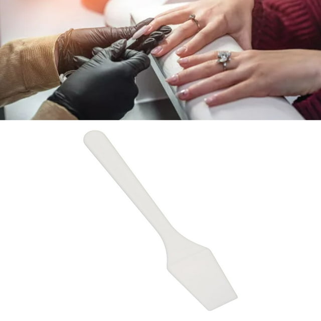 Makeup Cream Scoop, 50pcs Cosmetic Spoon Spatula Reusable For Nail Glue