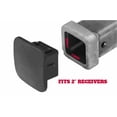 thumbnail image 2 of POW/MIA Rubber Receiver Tube Hitch Plug. Truck Trailer Hitch Cover Plug Insert Fits 2" Receivers. Fits 2 inch Receiver Level 3 4 5 Ford GMC Toyota Jeep Dodge Chevy (2" Receiver Plug), 2 of 3