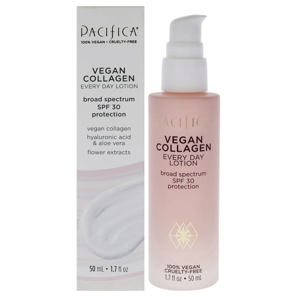 Vegan Collagen Every Day Lotion SPF 30 by Pacifica for Women - 1.7 oz Lotion