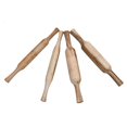 thumbnail image 1 of Smooth Finish Brown Wooden Belan - Rolling Pin - Belan - Roti Maker - Chappati Roller, Pack Of 4, 1 of 1