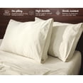 thumbnail image 4 of RUVANTI Flannel Sheets – Queen Sheet Set, Ultra Soft & Cozy Double Brushed, 15" Deep Pocket, 360° Elastic For Secure Fit, No Pilling, 4 Pieces (Flat, Fitted, 2 Pillowcases), Vanilla Cream, 4 of 8