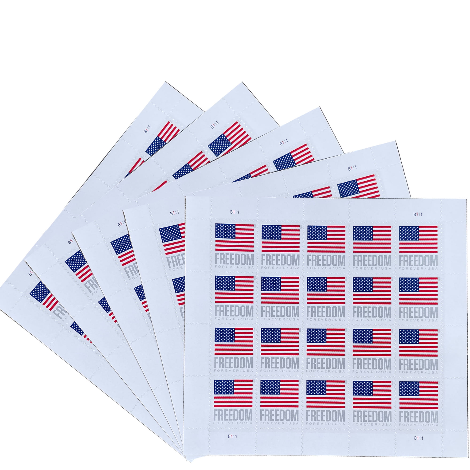 Freedom Flag 2023 USPS Forever Postage Stamp 5 Sheets of 20 US