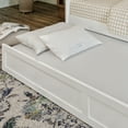 thumbnail image 6 of AFI Acadia Wood Twin Size Daybed Frame with Twin Trundle White, 6 of 16