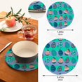 thumbnail image 3 of FREEAMG Easter Egg Round Trivets Pot Holders 2 Pcs, Heat Resistant Cotton Thread Weave Trivets for Hot Dishes, Cooking, Baking, Farmhouse, Kitchen Decor, 3 of 7