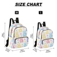 thumbnail image 2 of FORMRS Mini Backpack Purse for Women Travel Daypack Casual Shoulder Bag, Colorful Gummy Bears Pattern, 2 of 7