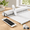 White-23"W x 72"H, variant on Grey 25"W x 72"H No Drill Automatic Motorized Roller Window Shades