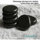thumbnail image 3 of Piedras calientes: juego de 6 piedras de masaje esenciales grandes (8 cm) para spa profesional o doméstico. Relajación, curación y alivio del dolor., 3 of 5
