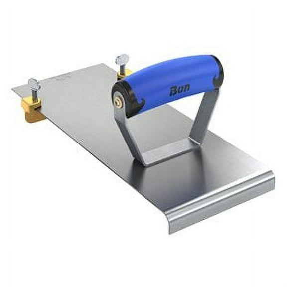 Bon 22-444 12-Inch by 3/4-Inch Bit Adjustable Hand Edger and Groover with 3/8-Inch Radius, Comfort Grip Handle, Stainless Steel