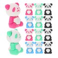 thumbnail image 4 of MasteelfCA 16Pcs Cartoon Kid Eraser Rubber Panda Gift Painting Room Decor (Random Color), 4 of 8