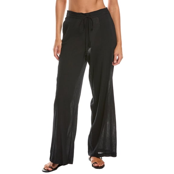 Natori womens Cotton Gauze Pant, s, Black