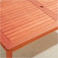 thumbnail image 4 of JERFIT 6-Person Eucalyptus Wood Outdoor Dining Table with Umbrella Hole, 59x31-Inch Rectangular Patio Table in Natural Brown Finish, Weather-Resistant, 4 of 6