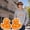 Orange, variant on Guodhu 10 Piece Duck Shaped Drawstring Charms, Glossy Plastic Cord Accessories for Hoodie Sweatshirt Bag Shoelaces Clothing Customization and DIY Craft Projects