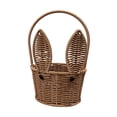 thumbnail image 3 of Cesta de Almacenamiento Infantil Decorativa Tejida a Mano en Forma de Conejo con Asa Portátil Funcional Resistente de Material PP Adecuada para, 3 of 9