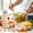 Gray (Size L + S), variant on 5-Hole Squeeze Bottle for Sauces, Plastic Condiment Dispenser with Lid and Measurements, Kitchen Bottle for Ketchup, Salad Dressing, BBQ Sauce, Oil, Syrup