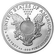 1 Troy oz Sunshine Mint Walking Liberty Design .999 Silver Round Mint Mark SI