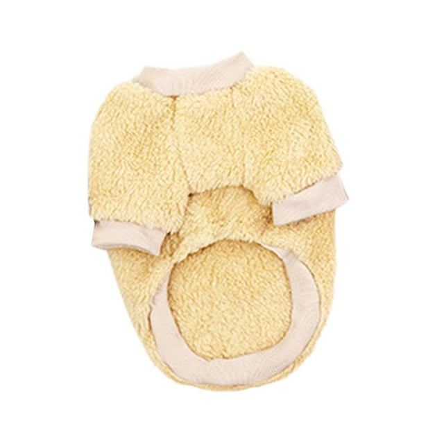 Protoyszoom - Chaleco de invierno cálido y transpirable para cachorros, ropa cómoda para perros Albaricoque-M