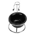 Professional Metal Shaving Stand Holders Foaming Soap Bowl Beard