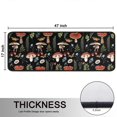 thumbnail image 5 of Kitchen Rugs Sets Of 2,Red Mushroom Snail Black Pattern Anti Fatigue Kitchen Mat Rugs Non Slip Washable,Decorative Kitchen Floor Mats for Kitchen,Sink,Laundry,17"x47"+17"x47", 5 of 5