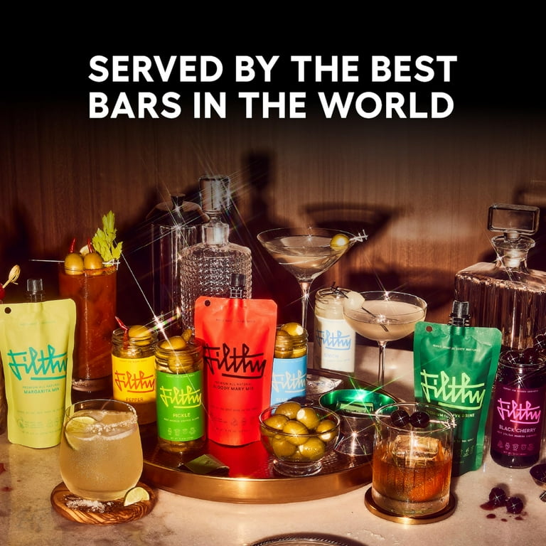 Filthy Bloody Mary Mix, Made from Real Tomatoes, Travel-Friendly