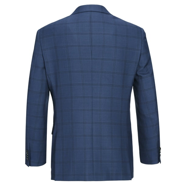 Blue windowpane sport coat hotsell