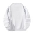 thumbnail image 4 of Sudadera de mujer Sudadera con cuello redondo Camisa estampada de moda blanca Jersey de manga larga Tops de manga larga para salir de compras , S S Yinane Camisa de entrenamiento, 4 of 8