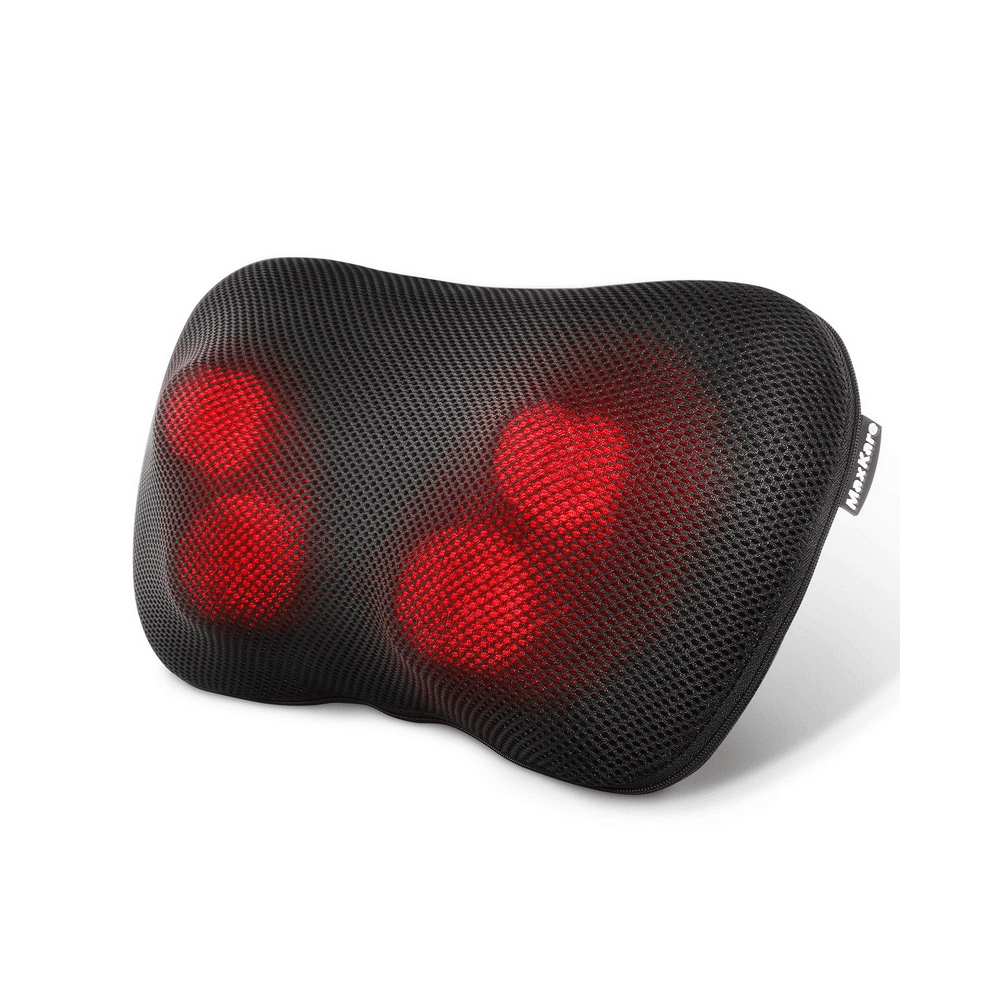 Maxkare Back Massager Neck Massager Massage Pillow With Heat Shiatsu Kneading Massager For