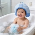 thumbnail image 3 of Soft Silicone Small Shower Cap Water Shampoo Barrier For Toddler Keep Dry (C, 29*6*19.5cm), 3 of 4