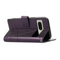 thumbnail image 5 of Nalacover Case for Google Pixel 8 - Card Holder PU Leather Wallet Cover with Magnetic Clasp Stand Hand Strap, Soft TPU Inner Shockproof Anti-Scratches Case for Google Pixel 8, Purple, 5 of 10
