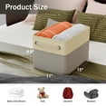 thumbnail image 5 of Fabric Cube Storage Bins, Large 4 Pack 15x11.4x9.3 Storage Cubes Baskets for Shelves, Decorative Storage Boxes for Organizing Shelves, 5 of 11