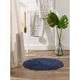 thumbnail image 2 of Design Imports CAMZ12234 DII Tapis de Bain Rond Bleu Français au Crochet, 2 of 2