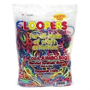 PETALOO Pepperell Loopers for Crafts, 16 oz Jumbo Bag for Ages 5-7