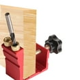 Pocket Hole Jig Kit with Screw, Clamp, Drill Guide, and Oblique Hole
