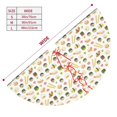 thumbnail image 3 of Rateoe Sushi and Rolls Print Christmas Tree Skirt 36" for Xmas Holiday New Year Party Circle Tree Mat Ornaments Decoration, 3 of 7