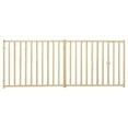 thumbnail image 5 of Midwest Home for Pets Wooden Gate for Dogs & Cats, Extra-Wide, Portable, Expands from 50" - 94" inches, Neutral Wood, Brown, 24" Tall, 5 of 6