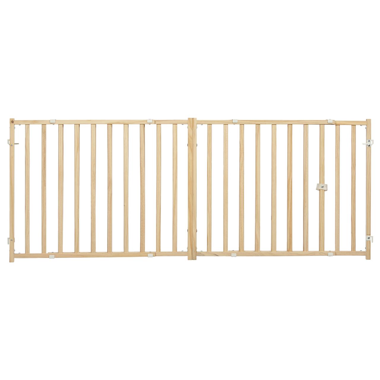 MidWest Homes For Pets Extra-Wide Wooden Gate, Brown photo 5