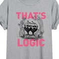 thumbnail image 3 of Alice In Wonderland - That's Logic - Women's Oversized T-Shirt, 3 of 5