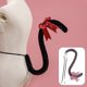 thumbnail image 4 of Fox Cat Dog Long Tail con Bow Bell Cute Maid Animal de Halloween 70CM Long Tail Party Costume Accessories MFZFUKR CPB-SSW2134-3, 4 of 5