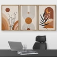 thumbnail image 2 of wall26 Framed Canvas Print Wall Art Set Mid-Century Geometric Forest Plant Planets Nature Abstract Illustrations Modern Art Bohemian Decorative for Living Room, Bedroom, Office - 24"x36"x3 Natural, 2 of 5