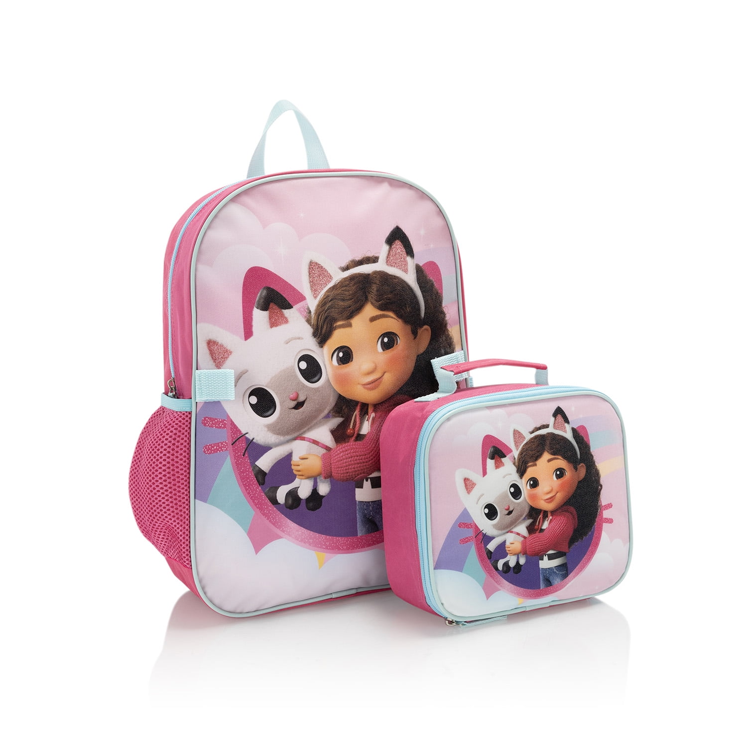 Universal Studios Kids Gabby’s Dollhouse 2pc (Backpack & Lunch Bag) Set (US-EST-GB09-25MBTS), Gabby’s Dollhouse 2pc Set