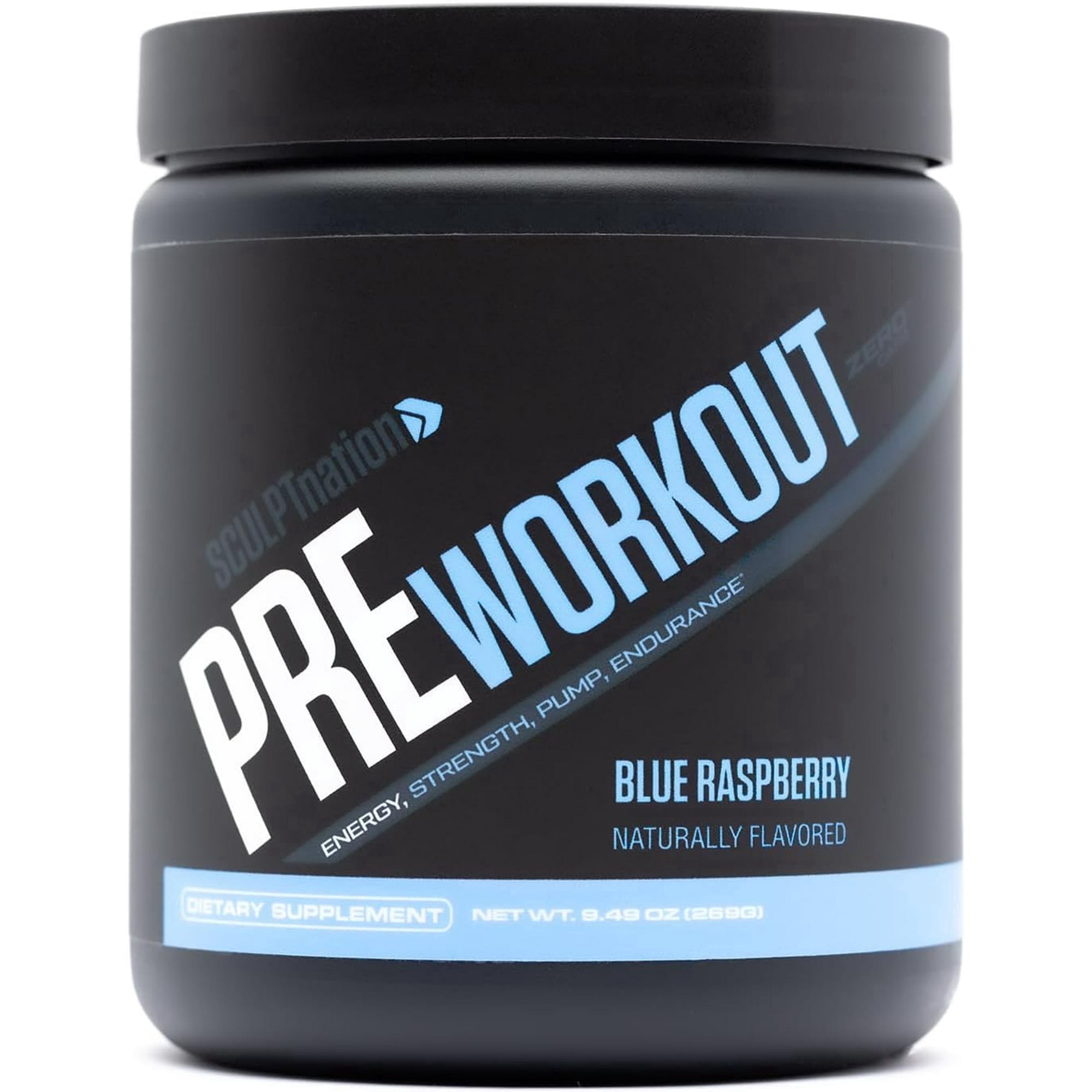 Sculpt Nation by V Shred Pre Workout Powder with Amino Acids, Energy and Endurance Support, Blue Raspberry, 30 Servings