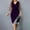 Purple, variant on BLTIBY Womens Sequin Dress Plus Size Elegant V Neck Wrap Velvet Mesh Half Sleeve Irregular Dresses Formal Evening Party Midi Dresses Black XXL