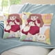 thumbnail image 3 of BEE Y PUPPYCAT Fundas de almohada de terciopelo con tema, regalos de funda de almohada, decoración para el hogar, cojín de lanzar, regalo de cumpleaños para fans y parejas. 40cm x 40cm., 3 of 6