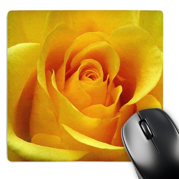 3dRose, Yellow Rose, MousePad