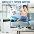 thumbnail image 3 of 2025 Summer New 14,000 BTU Portable Air Conditioner, AC Unit for Room Bedroom, Cooling up to 750 Sq.Ft. with Remote Control, 24-Hour Timer, Sleep Mode-White, 3 of 7